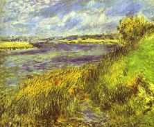Haga click para ver la imagen ampliada banks of the seine at champrosay.jpg